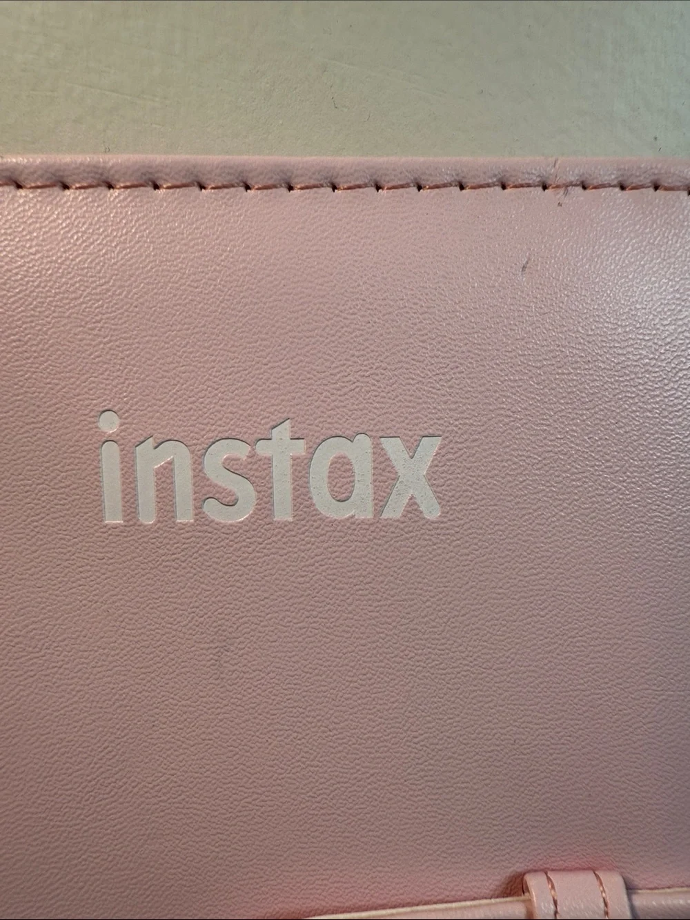 Instax Pink Instant Camera Accessory Case with Camera Graphic